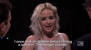 Confesiones de Jennifer Lawrence con Jimmy Fallon