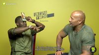 Kevin Hart y Dwayne Johnson juegan con nosotros al '¿Quién soy?'