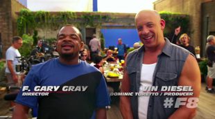 F. Gary Grey y Vin Diesel en el rodaje de 'Fast & Furious 8'