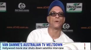 Jean-Claude Van Damme abandona enfadado una entrevista