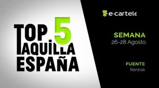 Top Taquilla España del 26 al 28 de agosto