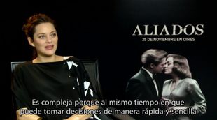 Marion Cotillard ('Aliados'): "No se me daban demasiado bien las armas"