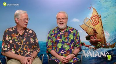 Ron Clements y John Musker: "El océano de 'Vaiana' es como la alfombra de Aladdin"