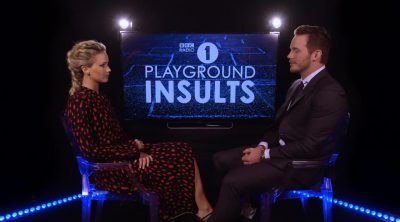 Duelo de insultos entre Jennifer Lawrence y Chris Pratt