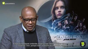 Forest Whitaker: "He estudiado mi personaje de 'Rogue One' para crear recuerdos y dolor en mi cuerpo de diferentes batallas"