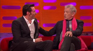 Hugh Jackman da las gracias a Ian McKellen y Patrick Stewart en el Programa de Graham Norton