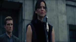 Escena del discurso de Katniss al Distrito 11