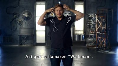 Chris Pratt nos explica el funcionamiento del Walkman