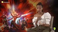 Zoe Saldana habla del proceso de caracterización como Gamora en 'Guardianes de la galaxia Vol. 2'