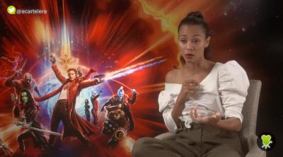 Zoe Saldana habla del proceso de caracterización como Gamora en 'Guardianes de la galaxia Vol. 2'