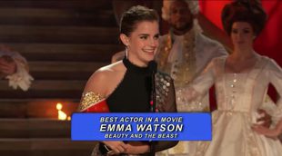 Emma Watson acepta su MTV Award por 'La Bella y la Bestia'