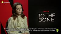 Lily Collins ('Hasta los huesos'): "Me encantaría hacer una película de superhéroes""