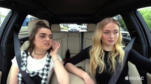 'Carpool Karaoke' con Maisie Williams y Sophie Turner