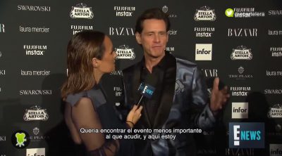 La incómoda entrevista a Jim Carrey en la NYFW, traducida