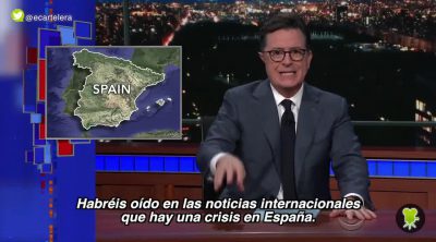 Stephen Colbert explica el conflicto catalán