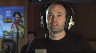 Andrés Iniesta en el doblaje de '¡Piratas!'