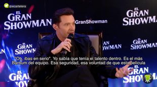 Hugh Jackman visita Madrid para presentar 'El Gran Showman'