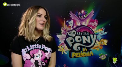 Edurne ('My Little Pony, la película'): "La gente piensa que ser actriz de doblaje es solo poner voz y no"