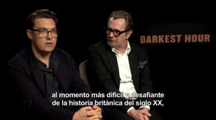 Joe Wright y Gary Oldman 'detrás de Churchill'