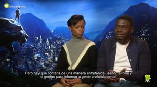 'Black Panther' - Entrevista con Daniel Kaluuya y Letitia Wright