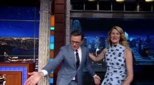 Laura Dern habla con Stephen Colbert sobre su papel en 'Star Wars: los últimos Jedi'