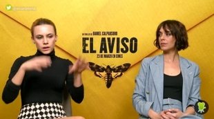 Aura Garrido ('El aviso'): "Daniel me propuso sacar un acento para mi personaje"