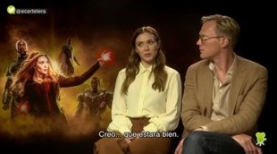 Elizabeth Olsen, Paul Bettany y cómo un romance encaja en 'Infinity War'