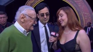 Entrevista a Stan Lee en la alfombra roja de 'Vengadores: Infinity War'