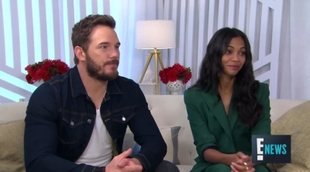 Chris Pratt y Zoe Saldana hablan en E! Live From the Red Carpet sobre 'Vengadores: Infinity War'