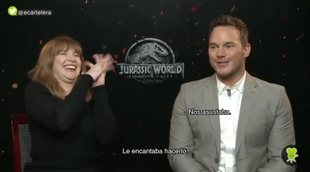 Bryce Dallas Howard ('Jurassic World: El reino caído'): "Bayona ponía rugidos de dinosaurios para asustarnos"