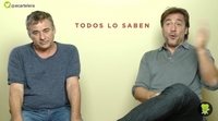 'Todos lo saben' - Entrevista a Javier Bardem y Eduard Fernández