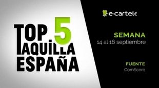 Top 5 Taquilla España del 14 al 16 de septiembre