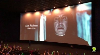 Minuto de silencio por Alan Rickman en el Harry Potter Film Fest