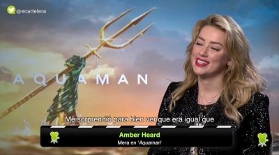 Amber Heard ('Aquaman') reclama más presencia femenina tras las cámaras