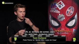 Tom Holland ('Spider-Man: Lejos de casa'): "En el rodaje me siento parte del equipo creativo"