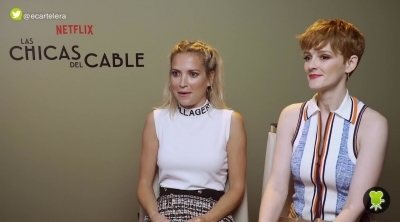 Ana Fernández: "El 50% de esta temporada de 'Las chicas del cable' son Sara y Carlota"