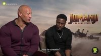 Dwayne Johnson: "Lo bonito de 'Jumanji' es que puedes ser cualquiera, por eso nos apuntamos"