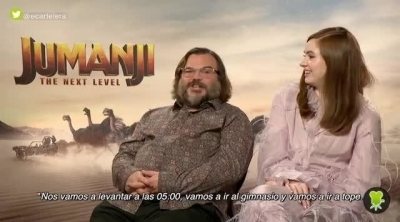 Jack Black y Karen Gillan nos cuentan que videojuego quieren adaptar al estilo de 'Jumanji'