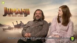 Jack Black y Karen Gillan nos cuentan que videojuego quieren adaptar al estilo de 'Jumanji'