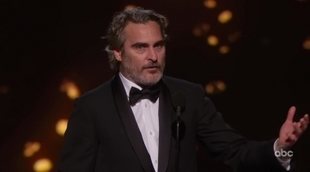 El discurso de Joaquin Phoenix al ganar el Oscar por 'Joker'