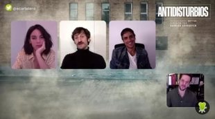 Entrevista a Vicky Luengo, Raúl Arévalo y Raúl Prieto por 'Antidisturbios'