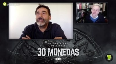 Eduard Fernández ('30 monedas'): "Poca gente sabe tanto de cine como Álex de la Iglesia"