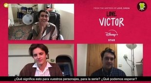 Michael Cimino, George Sear: "La segunda temporada de 'Con amor, Victor' tendrá escenas más calientes"