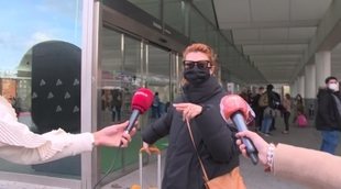 Najwa Nimri agrede a unos periodistas al llegar a Madrid tras los Goya 2021