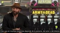 Dave Bautista: "'Ejército de los muertos' va a abrir los ojos a la gente al verme con una luz distinta"