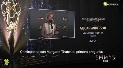 Gillian Anderson responde si ha hablado con Margaret Thatcher para 'The Crown'