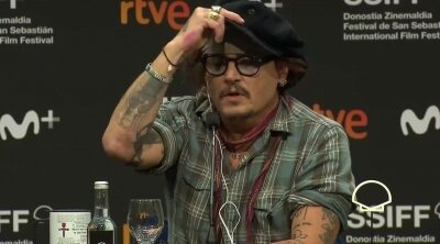 Rueda de prensa de Johnny Depp en el Festival de San Sebastián 2021