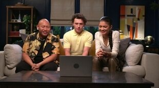 Tom Holland, Jacob Batalon y Zendaya reaccionan al tráiler de 'Spider-Man: No Way Home'