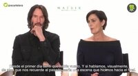 Keanu Reeves y Carrie-Anne Moss ('Matrix Resurrections'): "Neo y Trinity son más mayores"