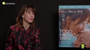 Sophie Marceau ('Todo ha ido bien'): "Me he sentido muy querida y apoyada rodando con Ozon"